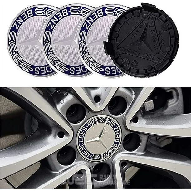 CACHE MOYEU MERCEDES 75MM